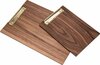 Houten (Menu) Klembord / Menukaart Clipboard - type: HFK-Walnoot (Geolied)