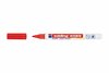 Rood (002) - Krijtmarker / Krijtstift - 1-2 mm - Rond - Edding® 4085