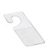 Display Hangers van 18 x 45 mm / Hang Tabs - Rol van 500 stuks - type: SPN-01