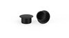 100 stuks - 12mm - Premium Afdekdopjes voor Boorgaten / Ronde Afdichtdop - Zwart RAL 9005