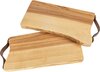 Houten Snijplank met natuurlijke vorm / Serveerplank - 32cm x 14cm - type HNV-Essen-32