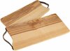 Houten Snijplank met natuurlijke vorm / Serveerplank - 45cm x 20cm - type HNV-Essen-45
