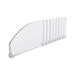 Breekbare Vakverdeler / Schapverdeler / Plank Scheidingsdelen - 12 cm hoog - Transparant - Type HTR-120-Kort