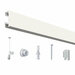 Click Rail / Ophangrail - Glanzend Wit - Complete Set 100 cm