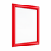 A4 - Aluminium Kliklijst - 25 mm - Rood (Snap Frame / Posterlijst)
