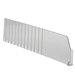 Breekbare Vakverdeler / Schapverdeler / Plank Scheidingsdelen - 12 cm hoog - Transparant - Type SV120-L