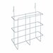 Staaldraad Brochurehouder voor Gaaspaneel / Folderhouder voor Gaaswand  - 1 x A4 - Type: Steel-1061