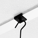Houder voor systeemplafond / Zwarte Plafondclip - type PH-88