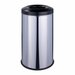 Zelfdovende Vuilnisbak / Afvalbak - 20 Liter - Glanzend Zilver