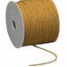 Labelkoord / Folderkoord Gedraaid Textiel - Goud - 100 Meter op Rol