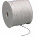 Labelkoord / Folderkoord Gedraaid Textiel - Wit - 100 Meter op Rol