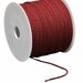 Labelkoord / Folderkoord Gedraaid Textiel - Bordeauxrood - 100 Meter op Rol