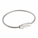 110mm - Staaldraad Labelhanger - Kabelsluitring met Schroefsluiting - Zilver