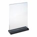 A4 Magnetische Tafelhouder (T-vorm) - Acrylglas - Dubbelzijdige Luxe Menukaarthouder - type: T-Standaard-A4-MAG 