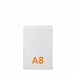 100 stuks - A8 Kaarthouder / Badgehouder - Type PHS-A8-Staand