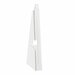 100 stuks - 20 cm (A5) Kartonnen Standaard / Ezel - Wit - Zelfklevend