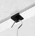 Ophanghaakjes voor Systeemplafond / Plafondclip - Zwart - type PH-88