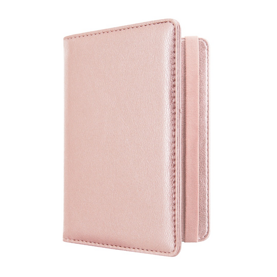 Autopapieren Hoes / 11,7 x 16,5 cm Kentekenbewijs Mapje - D1 - Rose Goud