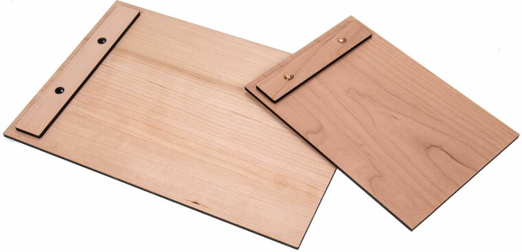 Houten (Menu) Klembord / Menukaart Clipboard - Type: HFS-Kersen (onbewerkt)