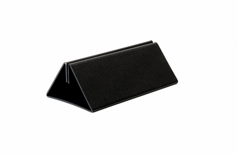 14,8cm - Mat Zwarte Menukaarthouder /  Houder / Standaard - Type: PMZ