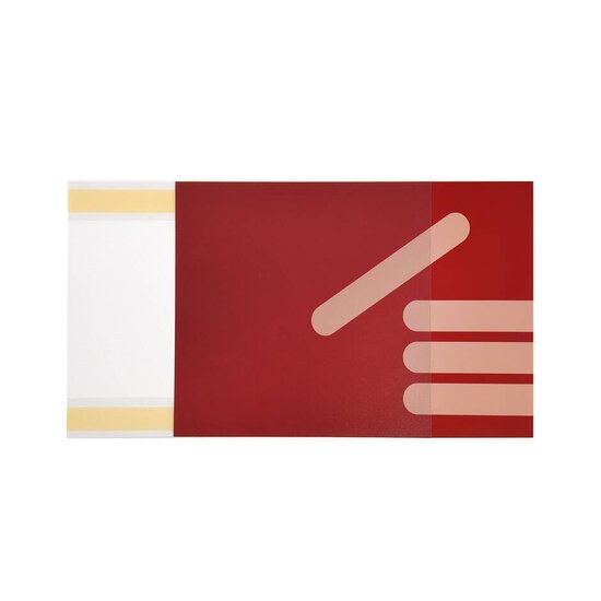 A4 PVC Posterhoes / Zelfklevende Documenthouder / C-Hoes / Wandposterhouder - A4-Liggend