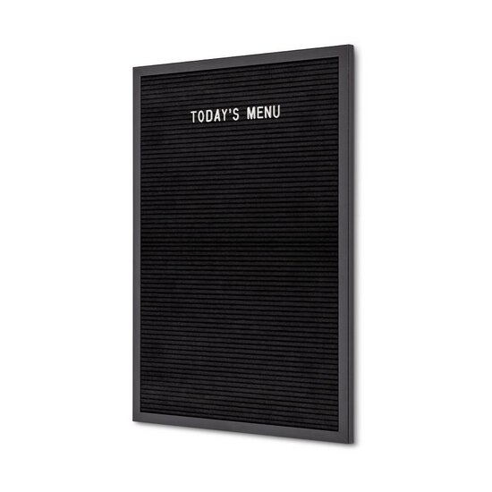 Letterbord met Zwarte Lijst - 40 x 60 cm
