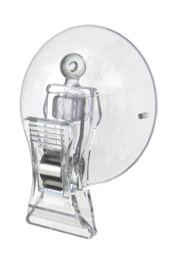 40mm Zuignap met Klem - Transparant - type: GZ-401