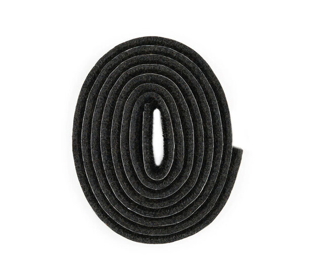 150 cm - Premium Zelfklevend Meubelvilt / Dik Plakvilt / Vilt - Donkerbruin - Dikte: 5mm