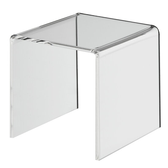 100 x 100 x 100 mm - Acrylglas Productstandaard / U-Houder / Display - Transparant 