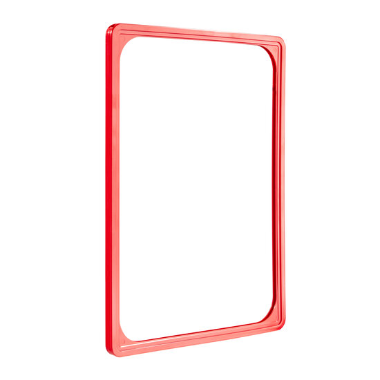 A4 Posterframe - Kunststof Kaartraam - type: LKP-A4-Rood