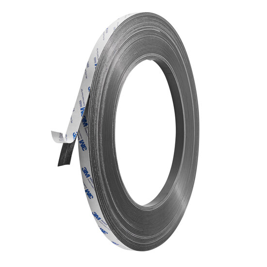 15mm - Zelfklevende Magnetische Tape / Premium Magneetband - 1mm dik - Rol van 30 Meter 