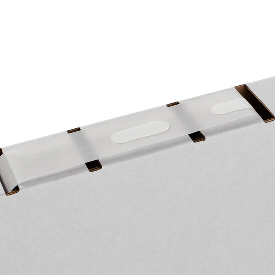 10 x 30mm Lijmstrepen - Verwijderbaar / Siliconen Kleefrondjes - Doos 1000 Stuks
