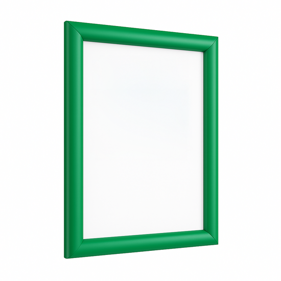 A4 - Aluminium Kliklijst - 25 mm - Groen (Snap Frame / Posterlijst)