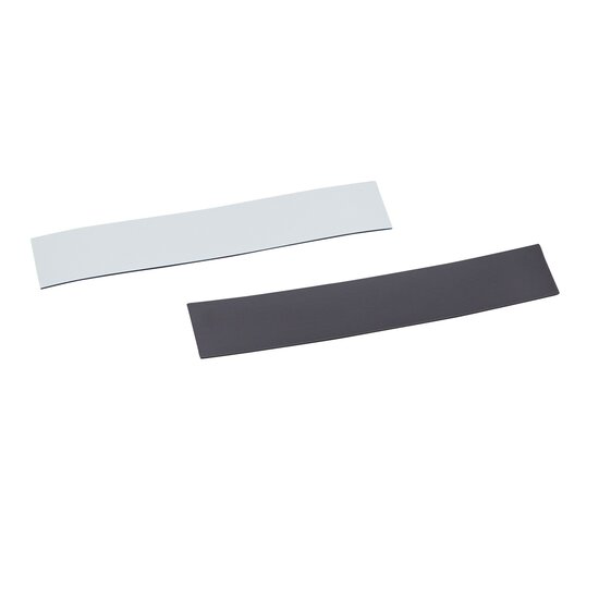 20x100mm Magnetische Labels / Magnetische Etiketten - Wit - 50 stuks