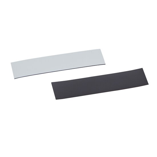 30x80mm Magnetische Labels / Magnetische Etiketten - Wit - 50 stuks