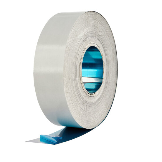 40mm Zelfklevend Metaalband - Zilver - Rol van 30 Meter 