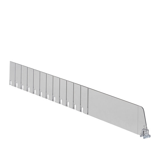 Breekbare Vakverdeler / Schapverdeler / Plank Scheidingsdelen - 6 cm hoog - Transparant - Type SV60-Z