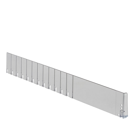 Breekbare Vakverdeler / Schapverdeler / Plank Scheidingsdelen - 6 cm hoog - Transparant - Type SV60-L