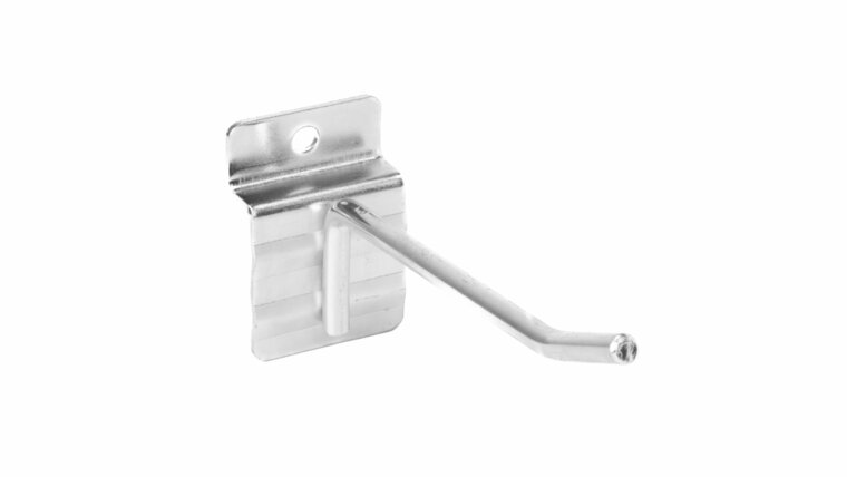 10cm - Lamellenwand Displayhaak / Slatwall Blisterhaak - Metaal - type: SLH-10