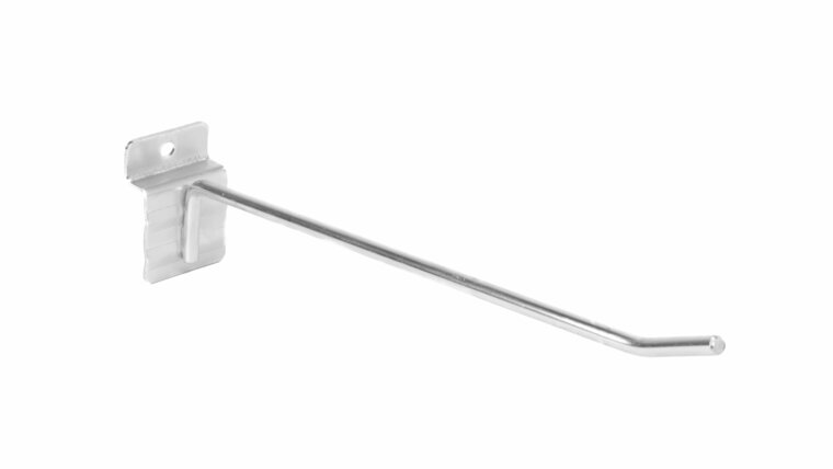 20cm - Lamellenwand Displayhaak / Slatwall Blisterhaak - Metaal - type: SLH-20