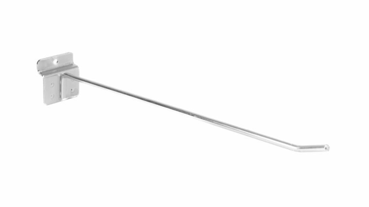 30cm - Lamellenwand Displayhaak / Slatwall Blisterhaak - Metaal - type: SLH-30