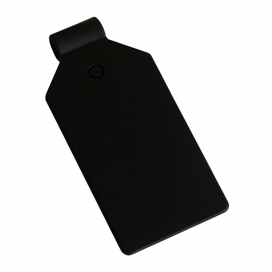 Zwarte Prijslabel / Scanvaantje / Pendelclip / Prijskaarthouder - 25 x 38 mm - type: PCL-38Z