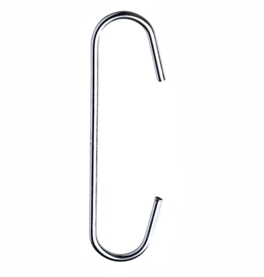100 stuks - C-Haak - Aluminium - Zilver - 6cm - type CH-4
