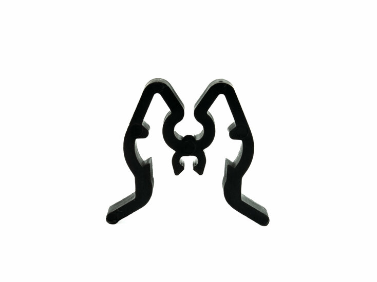 100 stuks - Zwarte Artikelstopper / Productstopper voor Displayhaken / Voorraadstopper / Stocklimiter - type: ALW-01