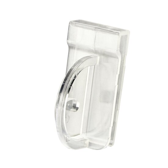 100 stuks - Kaarthouder / Schapstopper / Folder Clip voor Scanrails - Transparant - Type: SKG-03