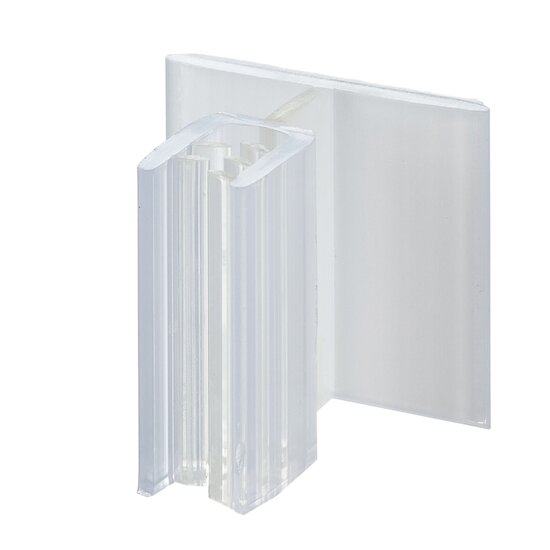 100 stuks - Zelfklevende Kaartgripper / Kaarthouder - Scharnierend - 2,5 cm - Type: ZKS-25