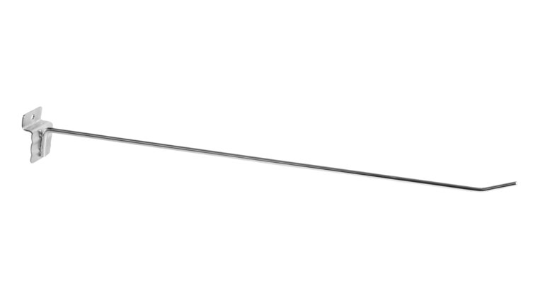 40cm - Lamellenwand Displayhaak / Slatwall Blisterhaak - Metaal - type: SLH-40