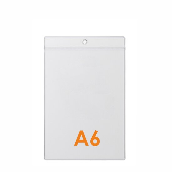 Prijskaarthoesje voor A6 / Meubelkaarthoes / Flexibele Hoes - Type PHS-A6