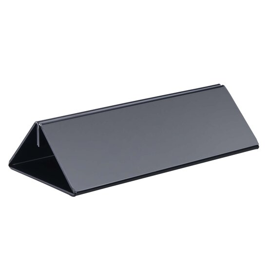 21cm - Mat Zwarte Menukaarthouder / Houder / Standaard - Type: MZ-210-M