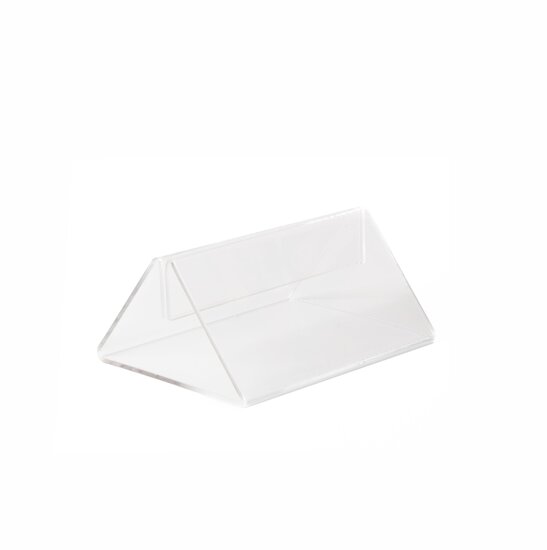 10,5cm - Transparante Menukaarthouder / Acrylglas Houder / Standaard - Type: MZ-105-T